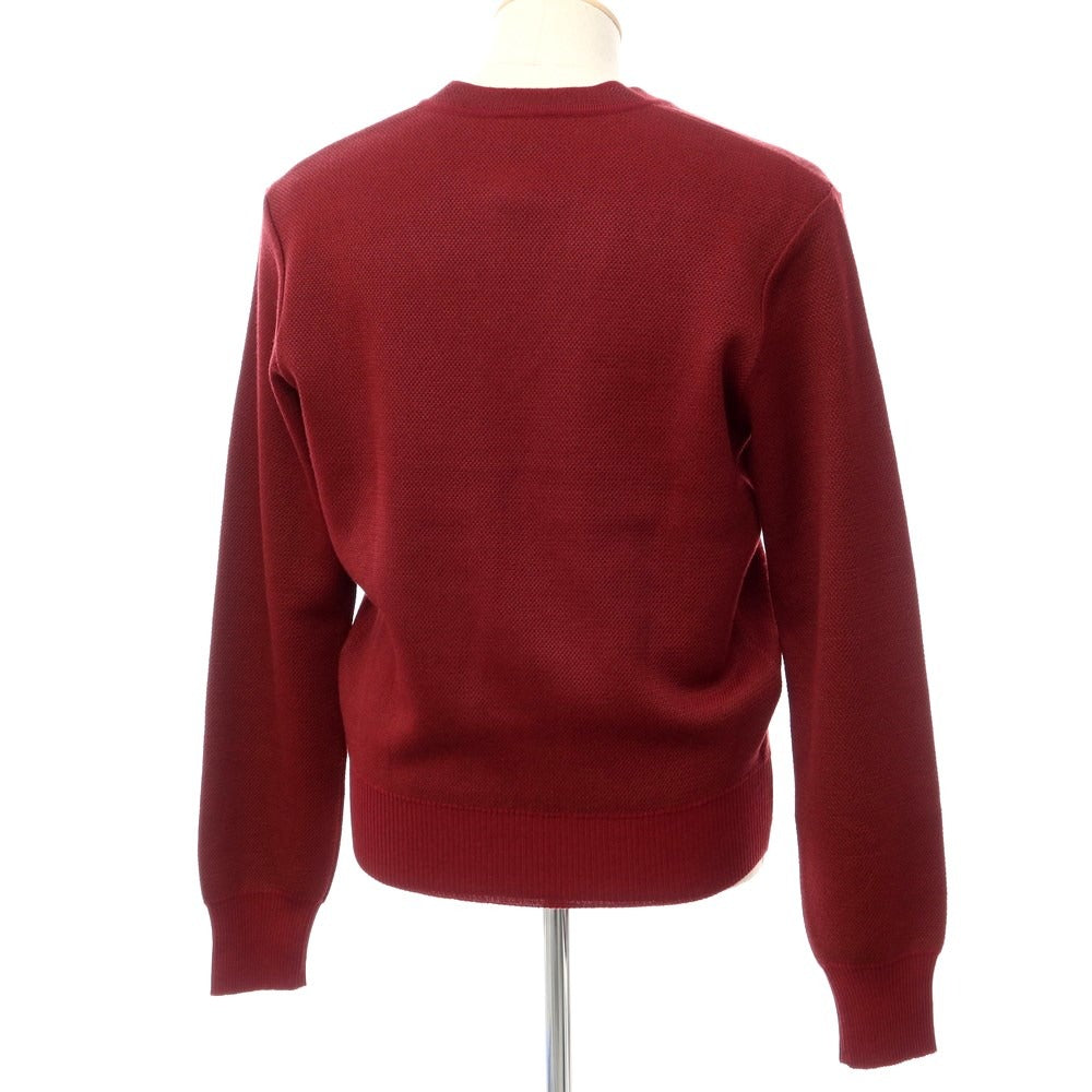 [Used] Bagutta Wool Rayon V-neck Knit Maroon [Size S] [RED] [A/W] [Condition Rank B] ​​[Men&