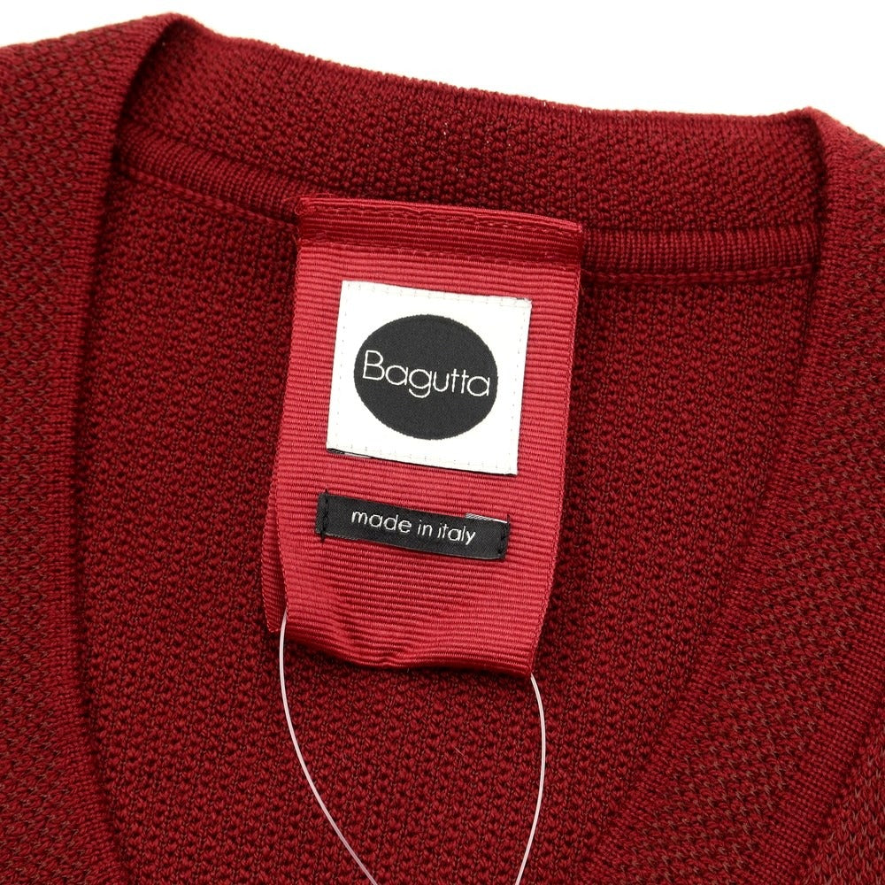 [Used] Bagutta Wool Rayon V-neck Knit Maroon [Size S] [RED] [A/W] [Condition Rank B] ​​[Men&