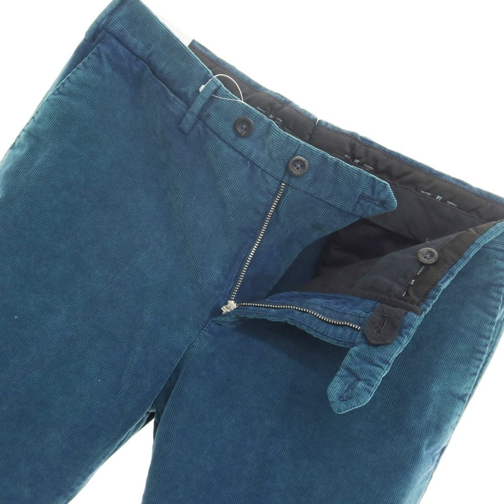 【新品】ピーティートリノ PT TORINO Spark コーデュロイパンツ
 ピーコックブルー【サイズ48】【BLU】【A/W】【状態ランクN】【メンズ】
【769790】 APD