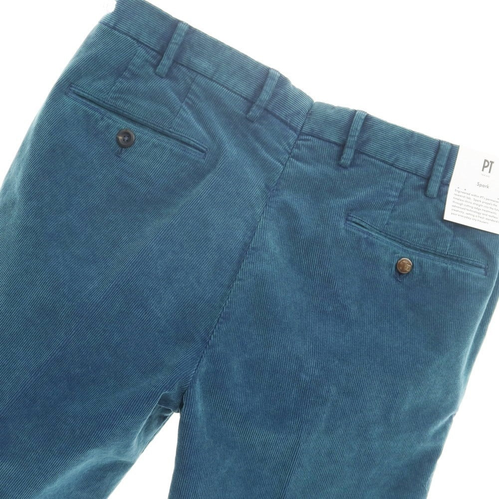 【新品】ピーティートリノ PT TORINO Spark コーデュロイパンツ
 ピーコックブルー【サイズ48】【BLU】【A/W】【状態ランクN】【メンズ】
【769790】 APD