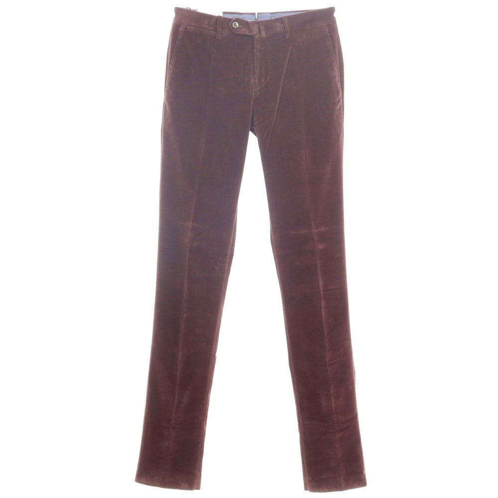 [New Outlet] PT TORINO Deluxe Comfort Fabric Stretch Corduroy Slacks Pants Bordeaux [Size 44] [RED] [A/W] [Condition Rank N-] [Men&