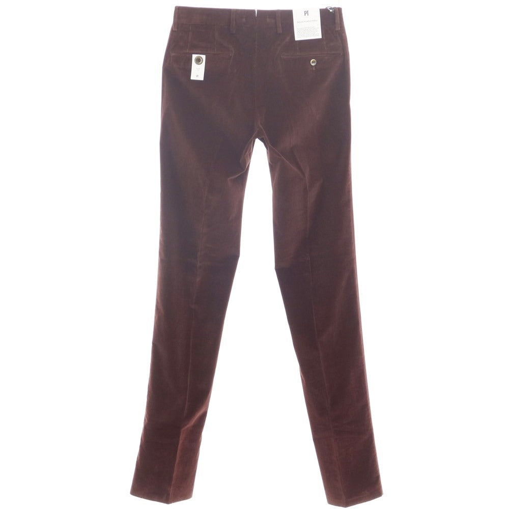 [New Outlet] PT TORINO Deluxe Comfort Fabric Stretch Corduroy Slacks Pants Bordeaux [Size 44] [RED] [A/W] [Condition Rank N-] [Men&