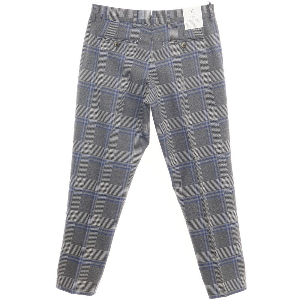 【新品】ピーティートリノ PT TORINO Organic ドレススラックスパンツ
 グレーxダークブルー【サイズ46】【GRY】【A/W】【状態ランクN】【メンズ】
【769790】 APD