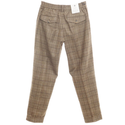 [New] PT TORINO ReWorked Wool Check Slacks Pants Brown [Size 30] [BRW] [A/W] [Condition Rank N] [Men&