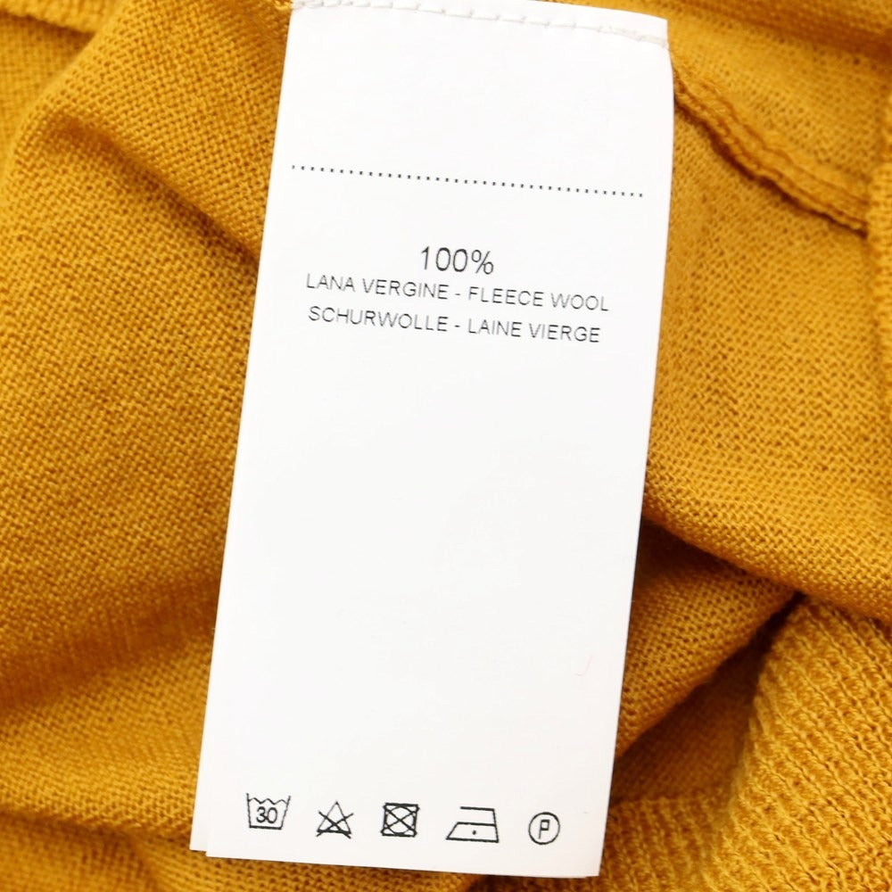 [Used] PT TORINO High gauge wool polo knit mustard color [Size 48] [YEL] [A/W] [Condition rank C] [Men&