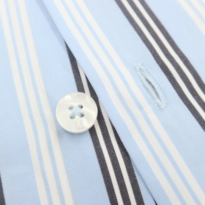 【新品】ピーティートリノ PT TORINO カジュアルシャツ
 ライトブルーxホワイトxブラック【サイズ39】【BLU】【S/S/A/W】【状態ランクN】【メンズ】
【769677】 DPD