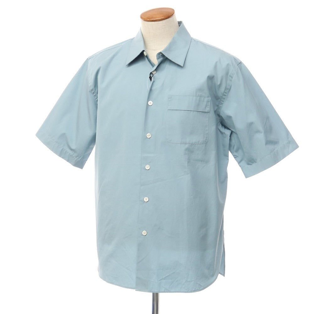 [Used] PT TORINO Cotton Wide Silhouette Short Sleeve Shirt Light Blue [Size 39] [BLU] [S/S] [Condition Rank C] [Men&