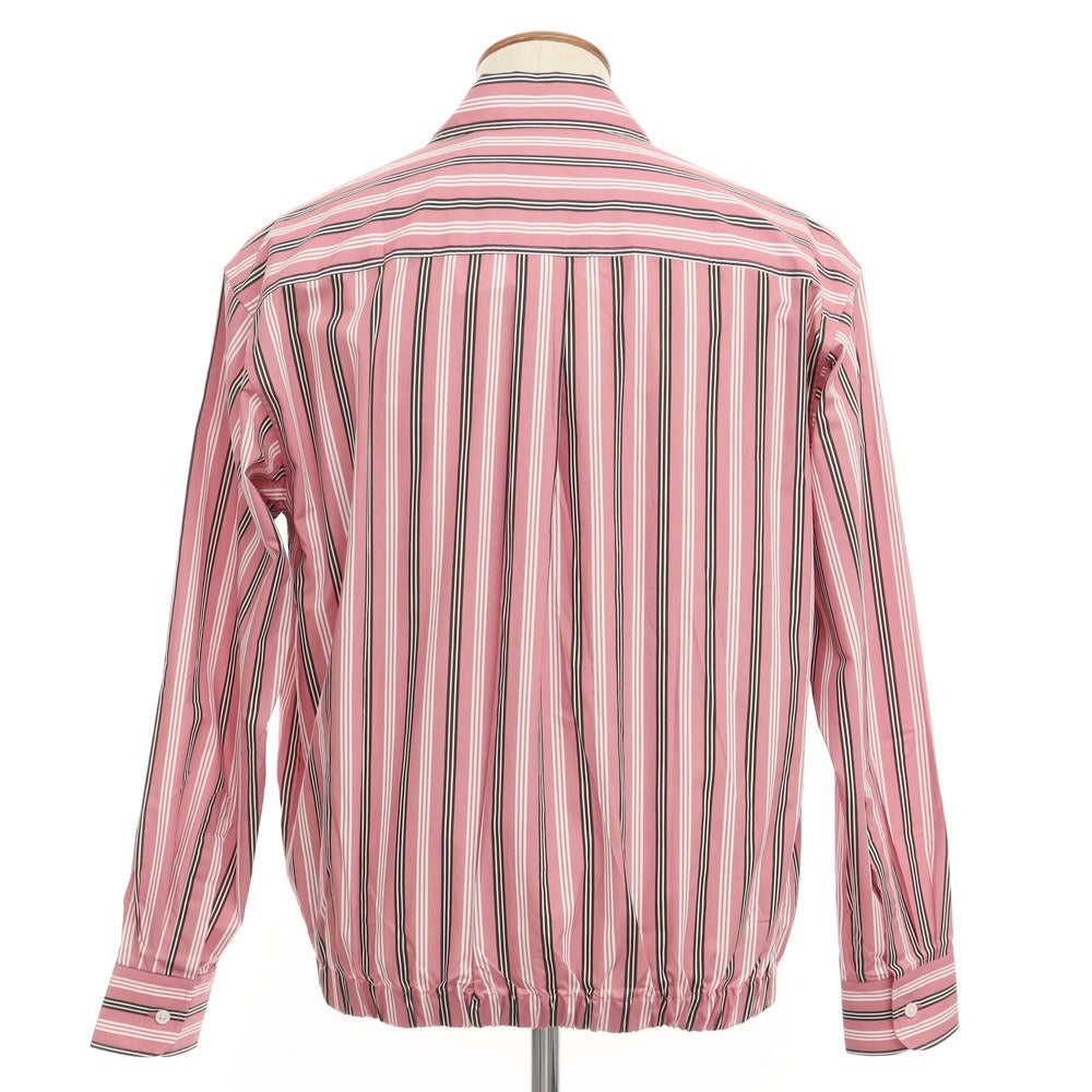 [New] PT TORINO Cotton Stripe Swing Top Blouson Pink x White x Black [Size 39] [PNK] [S/S] [Condition Rank N] [Men&