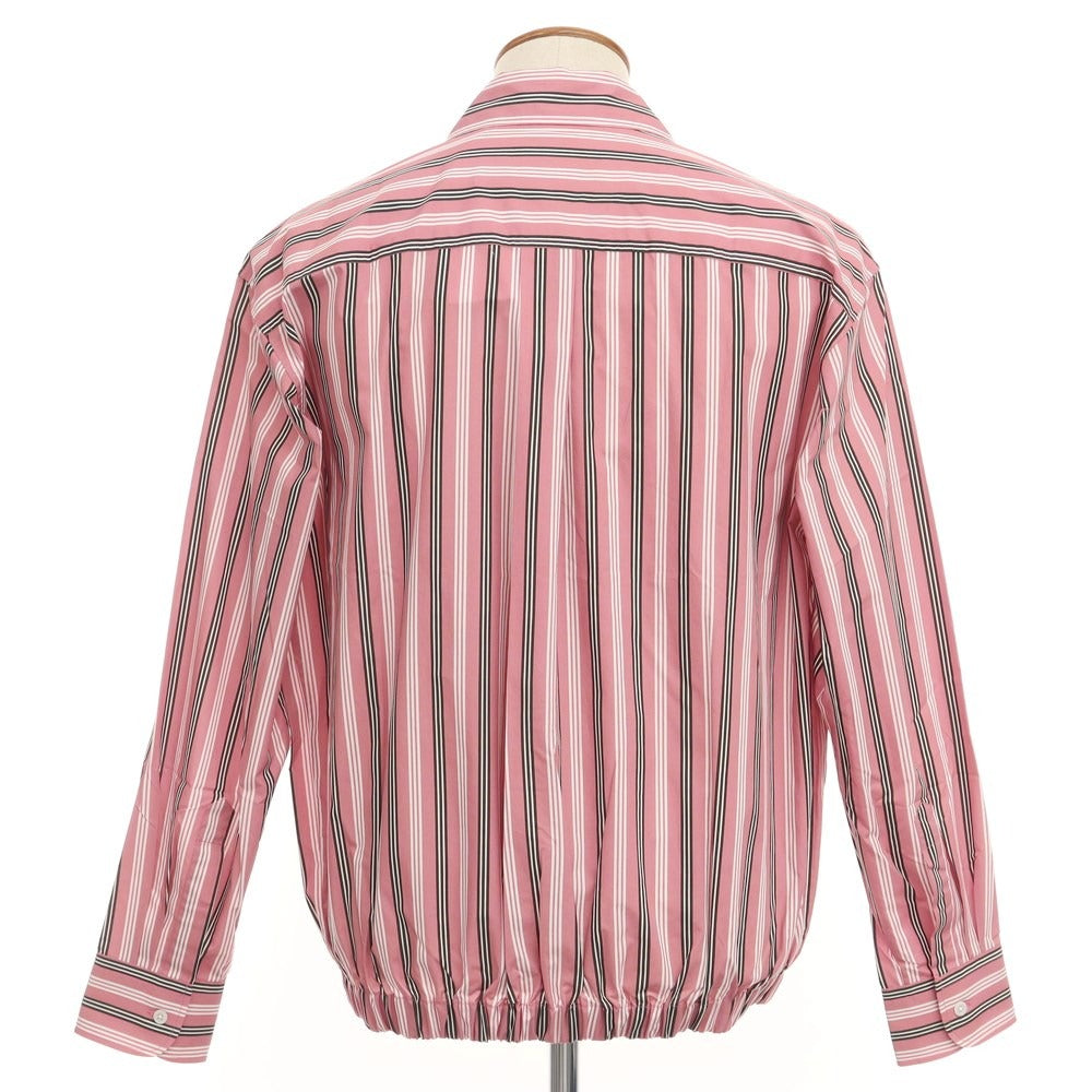 [New] PT TORINO Cotton Stripe Swing Top Blouson Pink x White x Black [Size 40] [PNK] [S/S] [Condition Rank N] [Men&