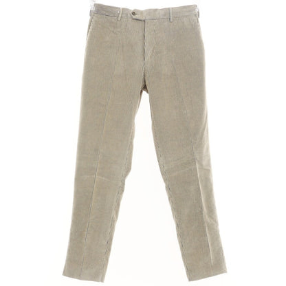 [New] PT TORINO Cotton Wide Ribbed Corduroy Pants Slacks Beige x Blue [Size 48] [BEI] [A/W] [Condition Rank N] [Men&