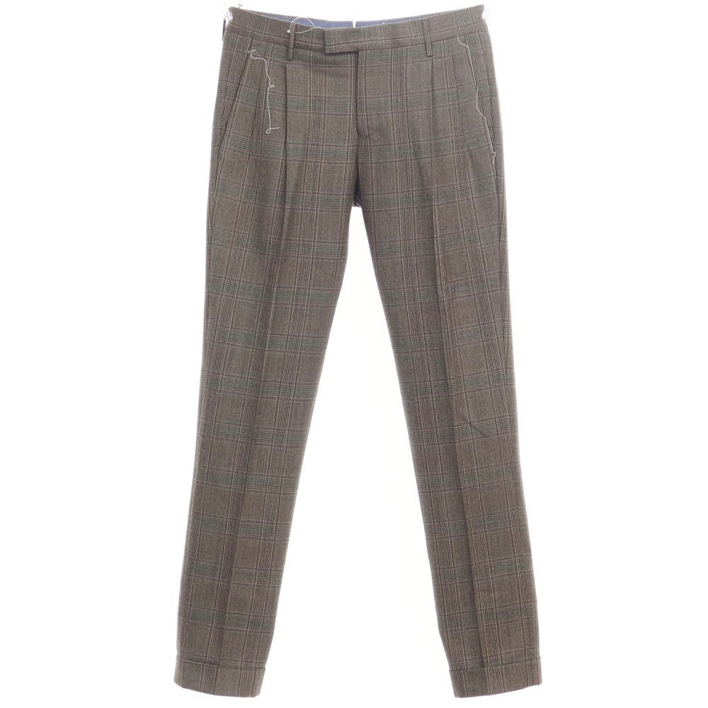 【新品】ピーティートリノ PT TORINO ドレススラックスパンツ
 ブラウン【サイズ46】【BRW】【A/W】【状態ランクN】【メンズ】
【769779】 APD