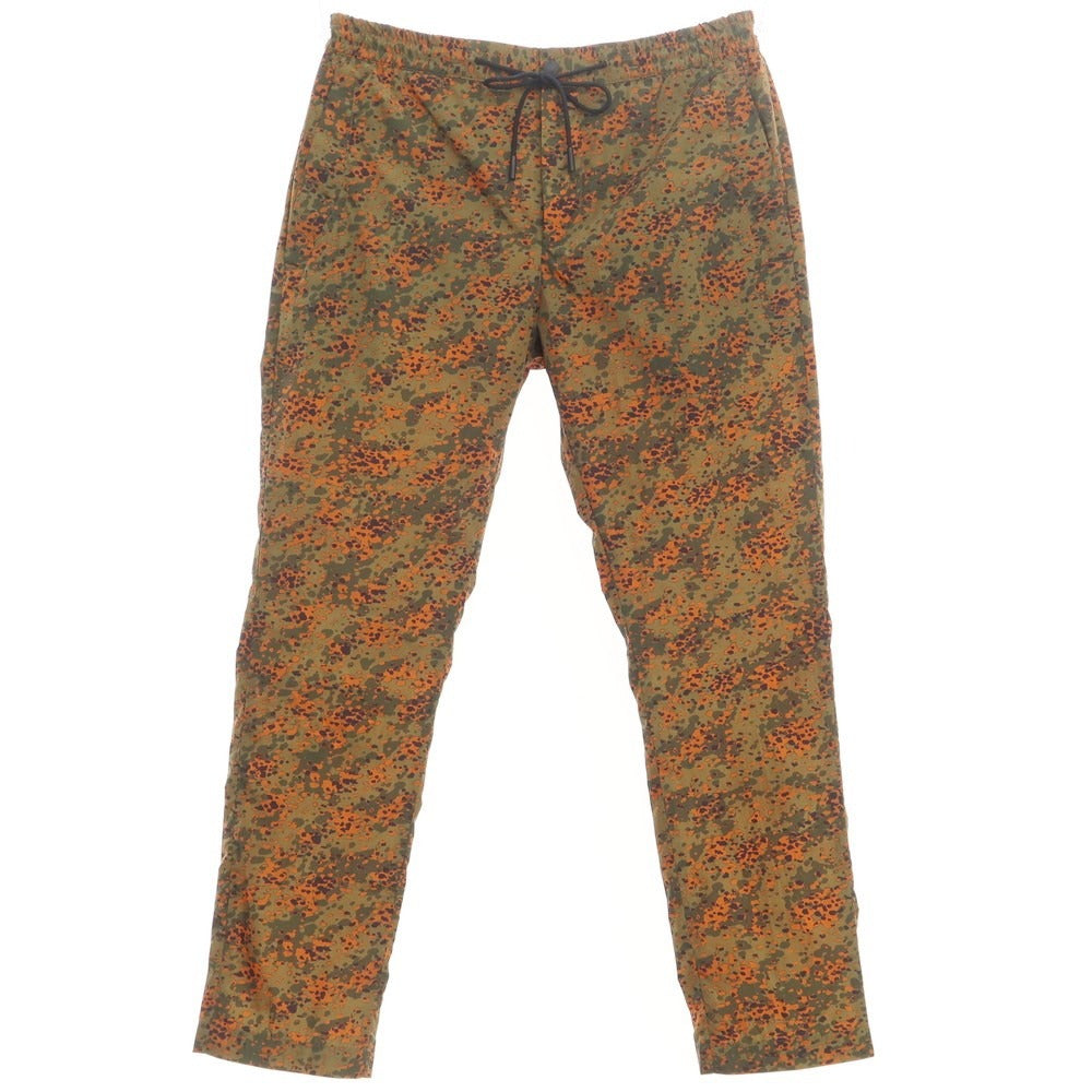 [New] PT TORINO Active Nylon Print Easy Pants Moss Green x Orange [Size 48] [GRN] [S/S] [Condition Rank N] [Men&