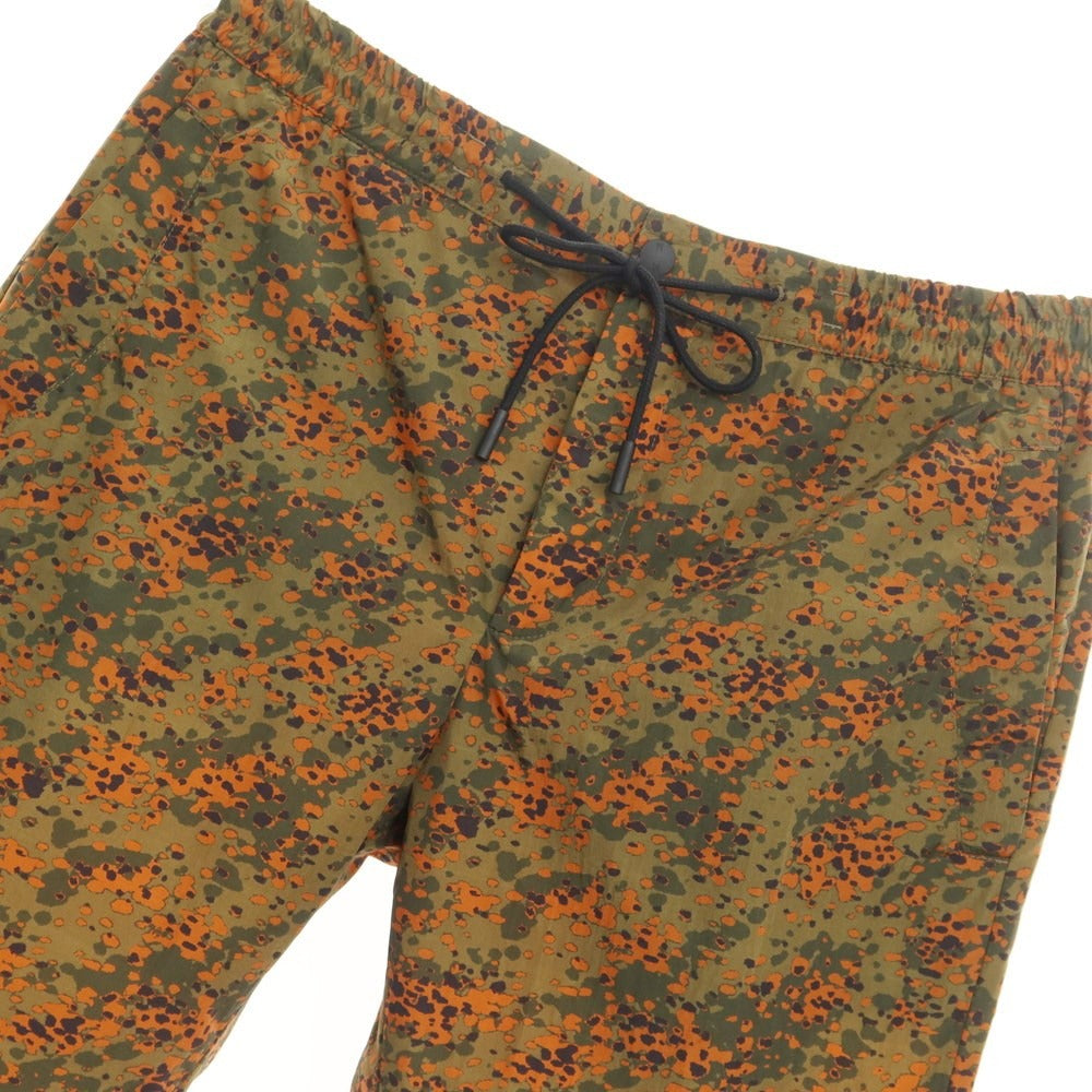 [New] PT TORINO Active Nylon Print Easy Pants Moss Green x Orange [Size 48] [GRN] [S/S] [Condition Rank N] [Men&