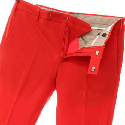 [New] PT TORINO Edge Stretch Wool Casual Slacks Pants Red [Size 48] [RED] [S/S] [Condition Rank N] [Men&