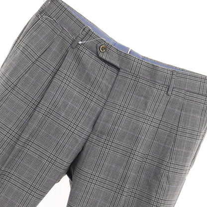 [New] PT TORINO Dress Slacks Pants
 Gray x Purple [Size 48] [GRY] [A/W] [Condition Rank N] [Men&