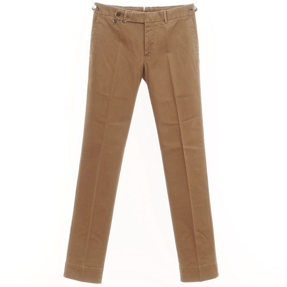 [New] PT TORINO Stretch Cotton Slacks Pants Brown [Size 46] [BRW] [S/S] [Condition Rank N] [Men&