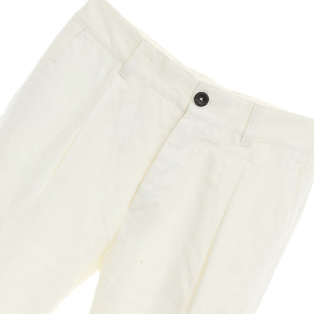 [New Outlet] PT01 FORWARD Cotton Linen Casual Slacks Pants Off White [Size 30] [WHT] [S/S] [Condition Rank N-] [Men&