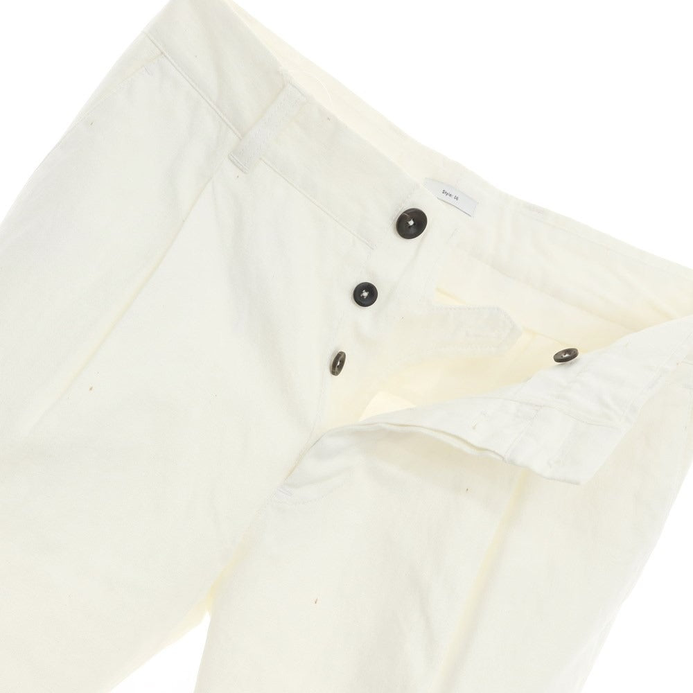 [New Outlet] PT01 FORWARD Cotton Linen Casual Slacks Pants Off White [Size 30] [WHT] [S/S] [Condition Rank N-] [Men&