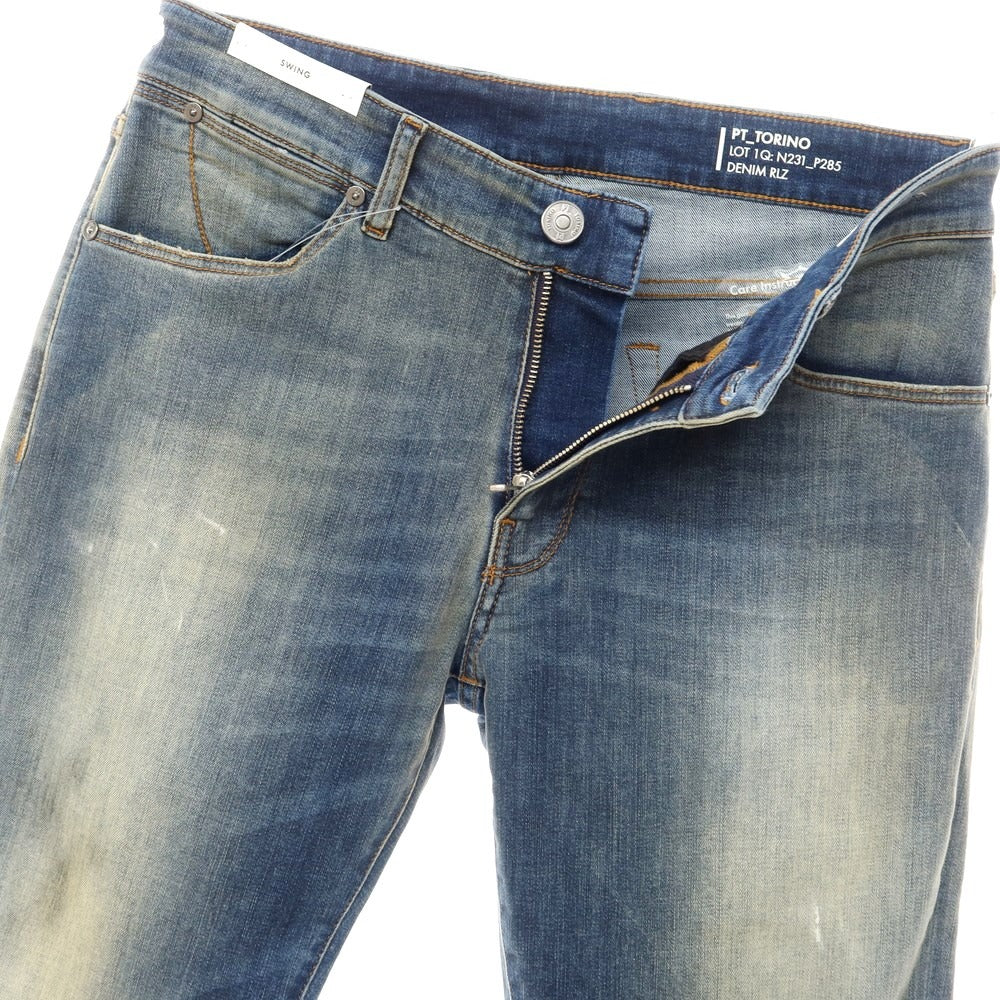 【新品】ピーティートリノ デニム PT TORINO DENIM SWING デニムパンツ
 ネイビー系【サイズ32】【NVY】【S/S/A/W】【状態ランクN】【メンズ】
【769676】 CPD