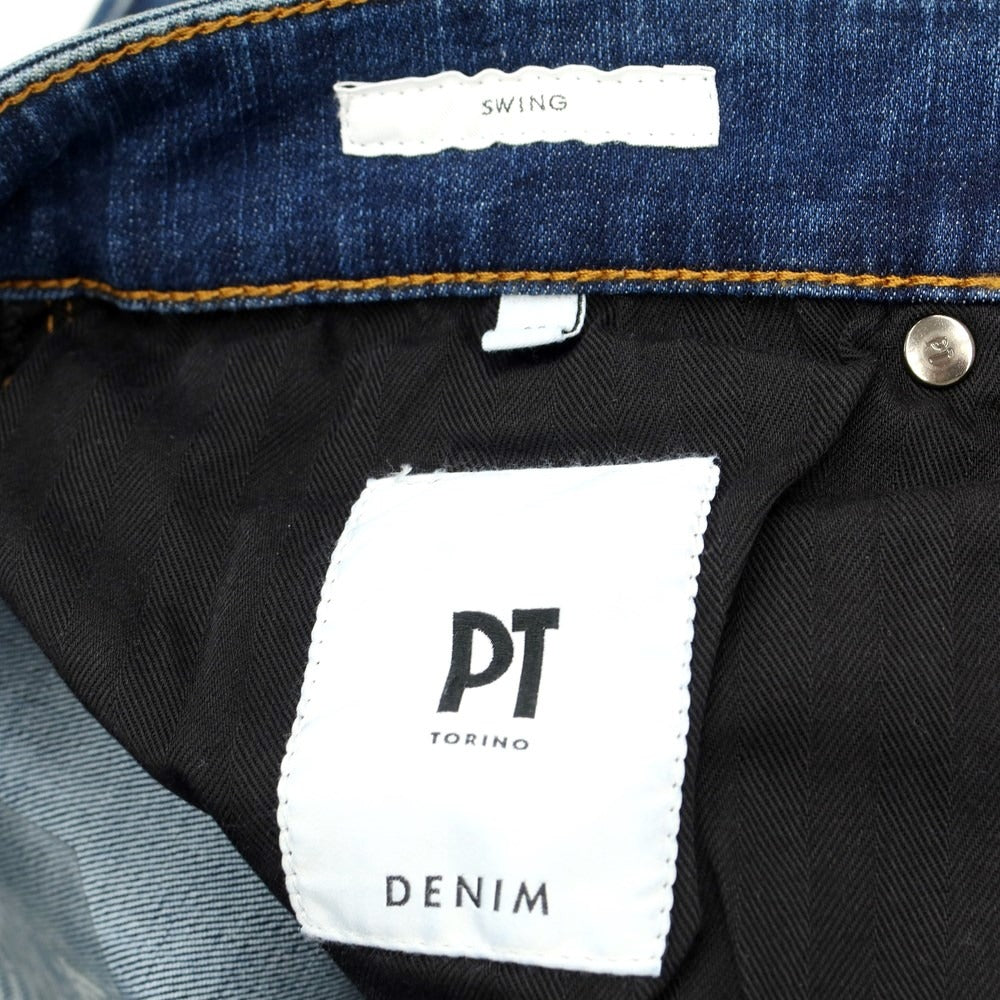 【新品】ピーティートリノ デニム PT TORINO DENIM SWING デニムパンツ
 ネイビー系【サイズ32】【NVY】【S/S/A/W】【状態ランクN】【メンズ】
【769676】 CPD