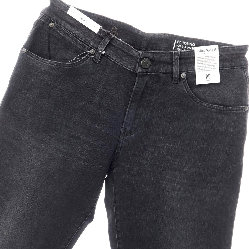 【新品】ピーティートリノ デニム PT TORINO DENIM SWING デニムパンツ
 ブラック【サイズ34】【BLK】【S/S/A/W】【状態ランクN】【メンズ】
【769592】 CPD