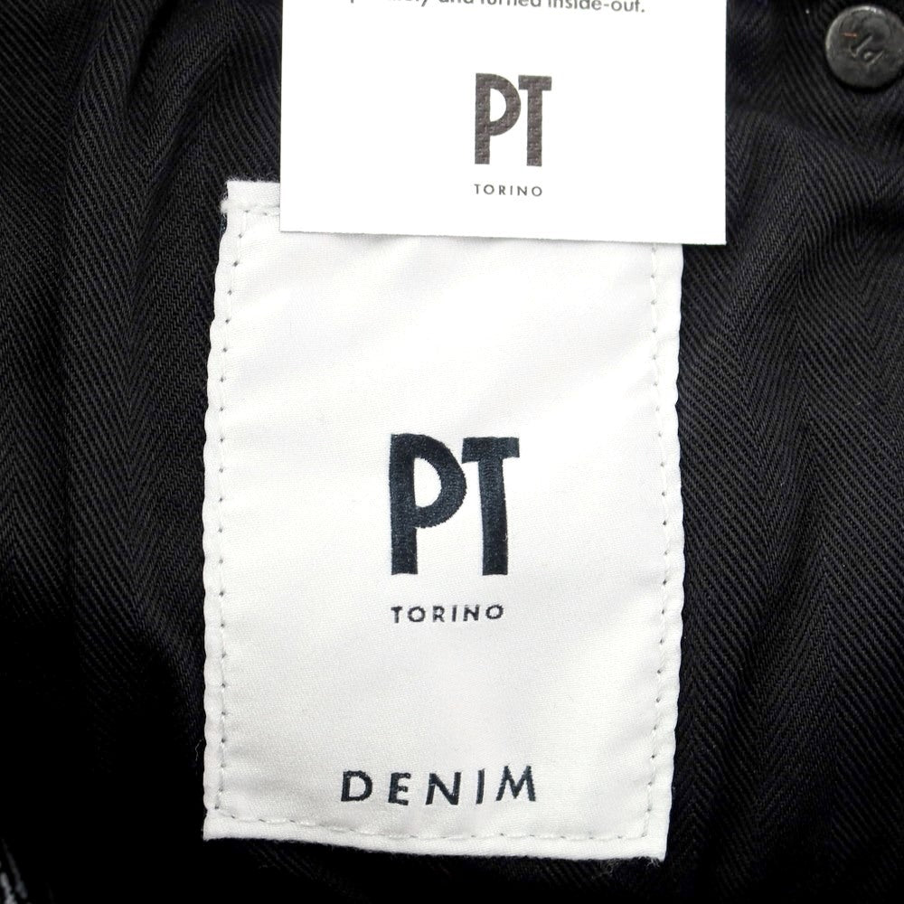 【新品】ピーティートリノ デニム PT TORINO DENIM SWING デニムパンツ
 ブラック【サイズ34】【BLK】【S/S/A/W】【状態ランクN】【メンズ】
【769592】 CPD