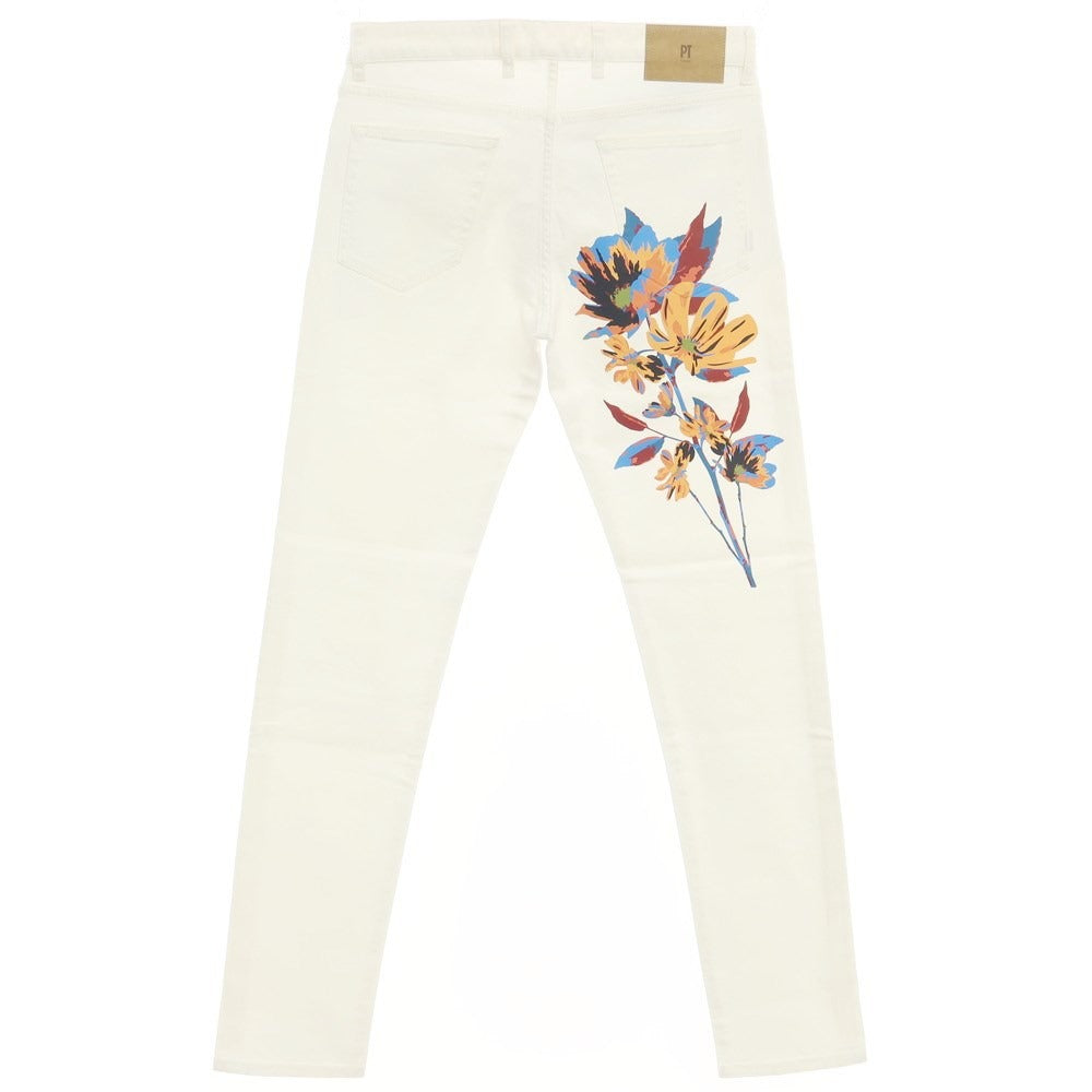 【新品】ピーティートリノ デニム PT TORINO DENIM SWING デニムパンツ
 ホワイト【サイズ32】【WHT】【S/S/A/W】【状態ランクN】【メンズ】
【769594】 CPD