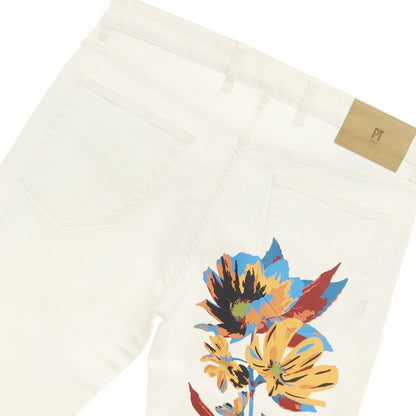 【新品】ピーティートリノ デニム PT TORINO DENIM SWING デニムパンツ
 ホワイト【サイズ32】【WHT】【S/S/A/W】【状態ランクN】【メンズ】
【769594】 CPD