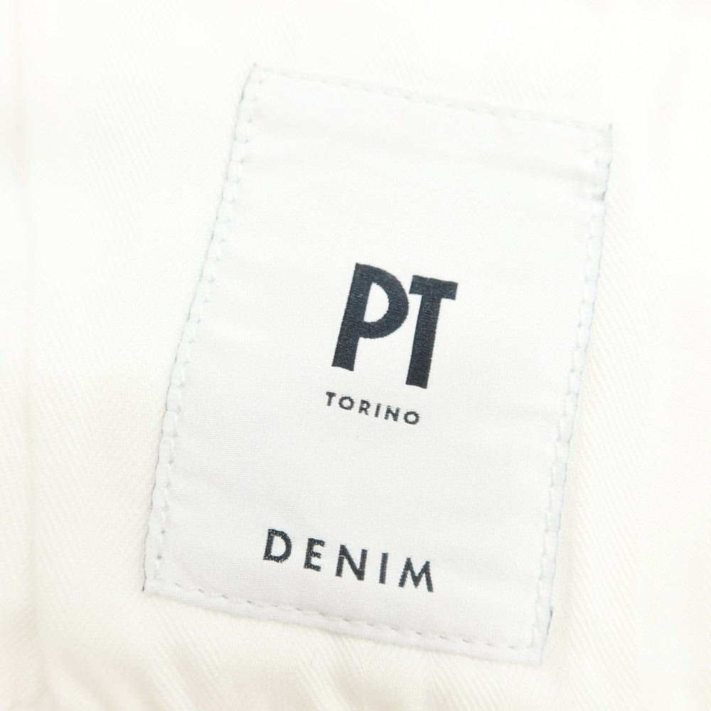 【新品】ピーティートリノ デニム PT TORINO DENIM SWING デニムパンツ
 ホワイト【サイズ32】【WHT】【S/S/A/W】【状態ランクN】【メンズ】
【769594】 CPD