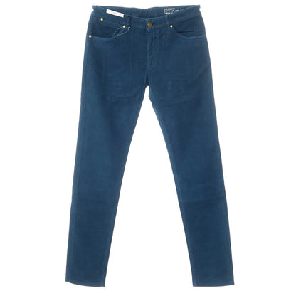[New] PT TORINO DENIM SWING Cotton Corduroy 5 Pocket Pants Dark Peacock [Size 34] [BLU] [A/W] [Condition Rank N] [Men&