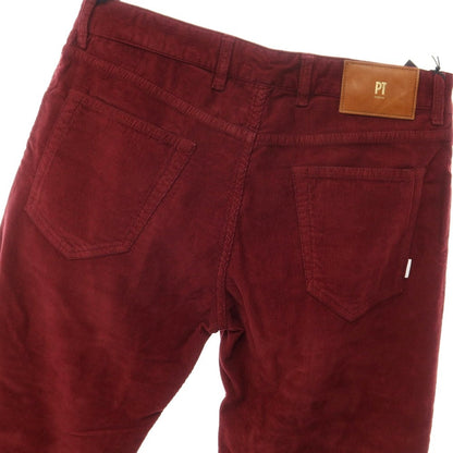 [New] PT TORINO DENIM SWING Cotton Corduroy 5 Pocket Pants Light Bordeaux [Size 32] [RED] [A/W] [Condition Rank N] [Men&