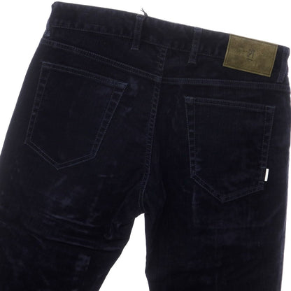 [New] PT TORINO DENIM SWING Cotton Rayon Velour 5 Pocket Pants Navy [Size 32] [NVY] [A/W] [Condition Rank N] [Men&