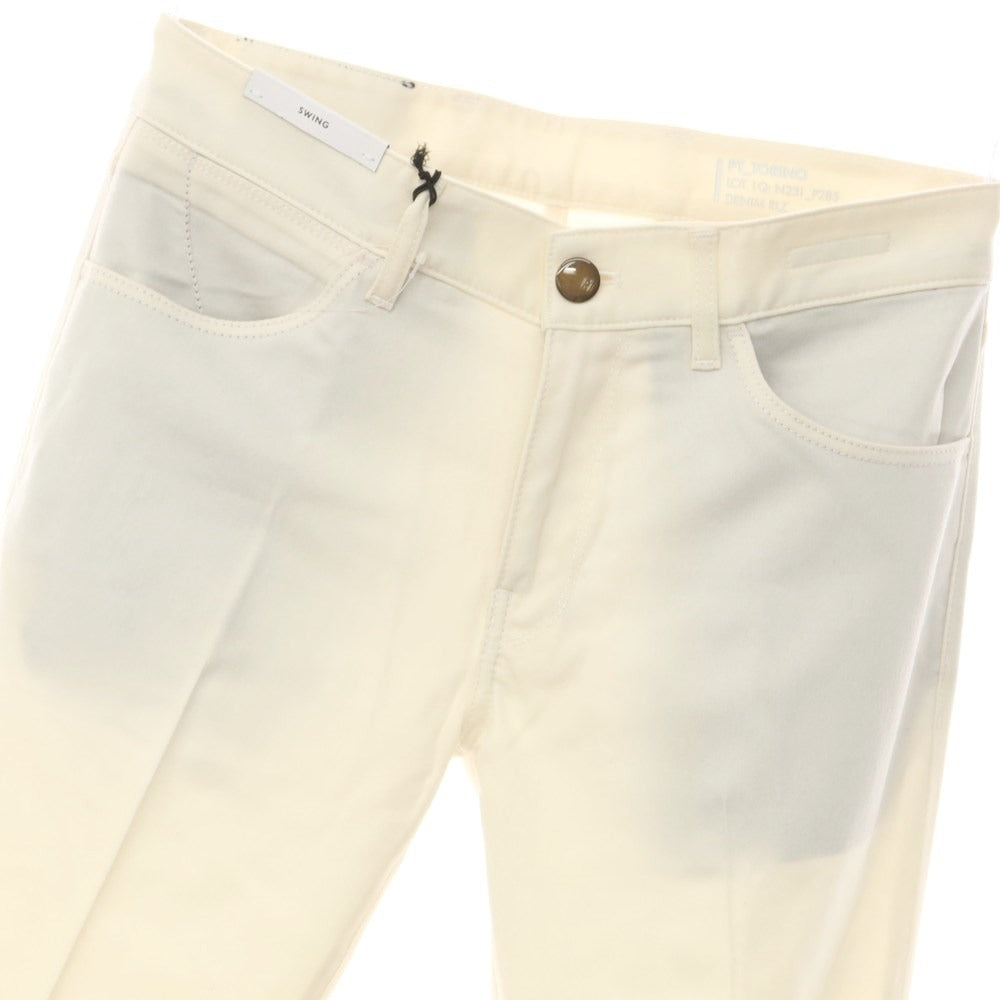 [New] PT TORINO DENIM SWING Wool 5-pocket pants, off-white [Size 32] [WHT] [A/W] [Condition Rank N] [Men&