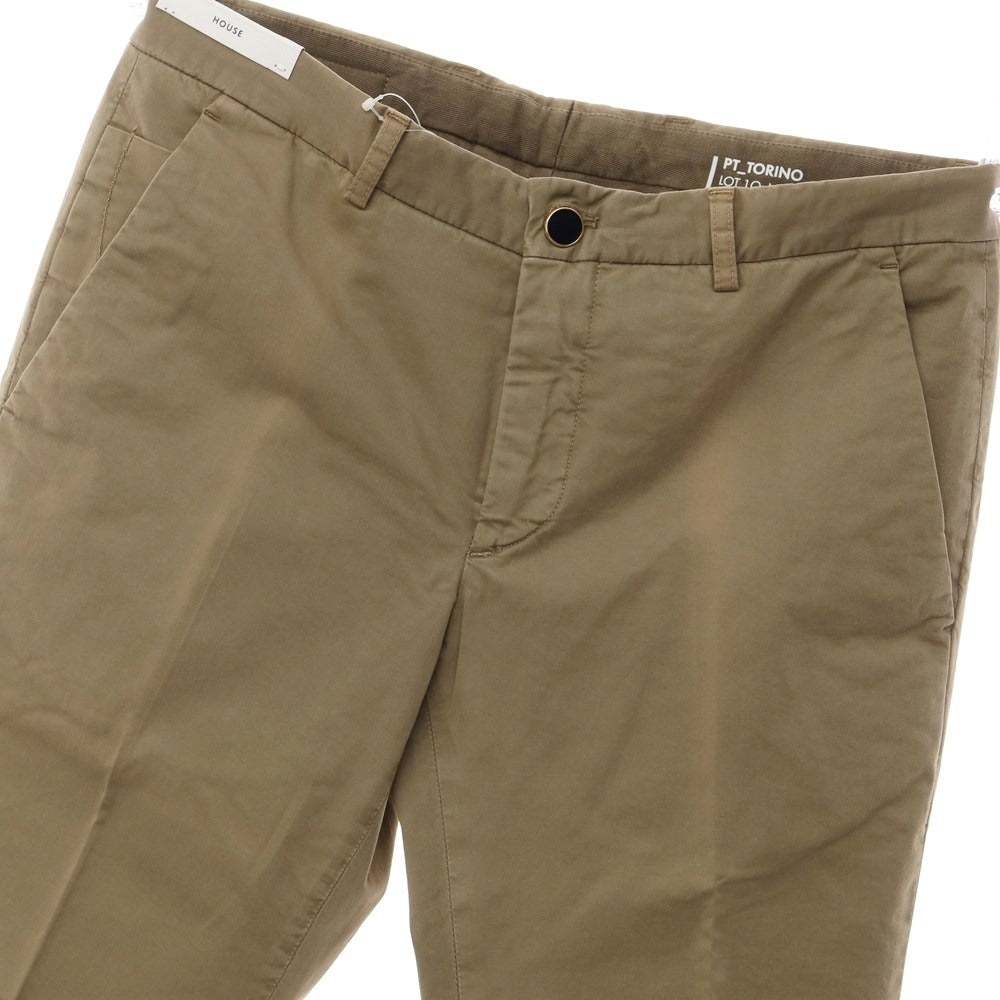 【新品アウトレット】ピーティートリノ デニム PT TORINO DENIM HOUSE コットン カジュアルスラックス パンツ ベージュ【サイズ31】【BEI】【S/S】【状態ランクN-】【メンズ】【769386】
