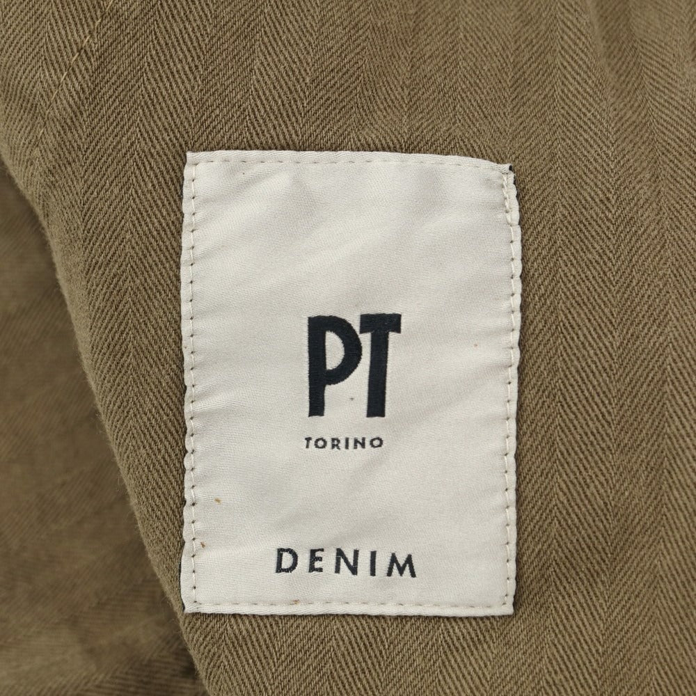 【新品アウトレット】ピーティートリノ デニム PT TORINO DENIM HOUSE コットン カジュアルスラックス パンツ ベージュ【サイズ31】【BEI】【S/S】【状態ランクN-】【メンズ】【769386】