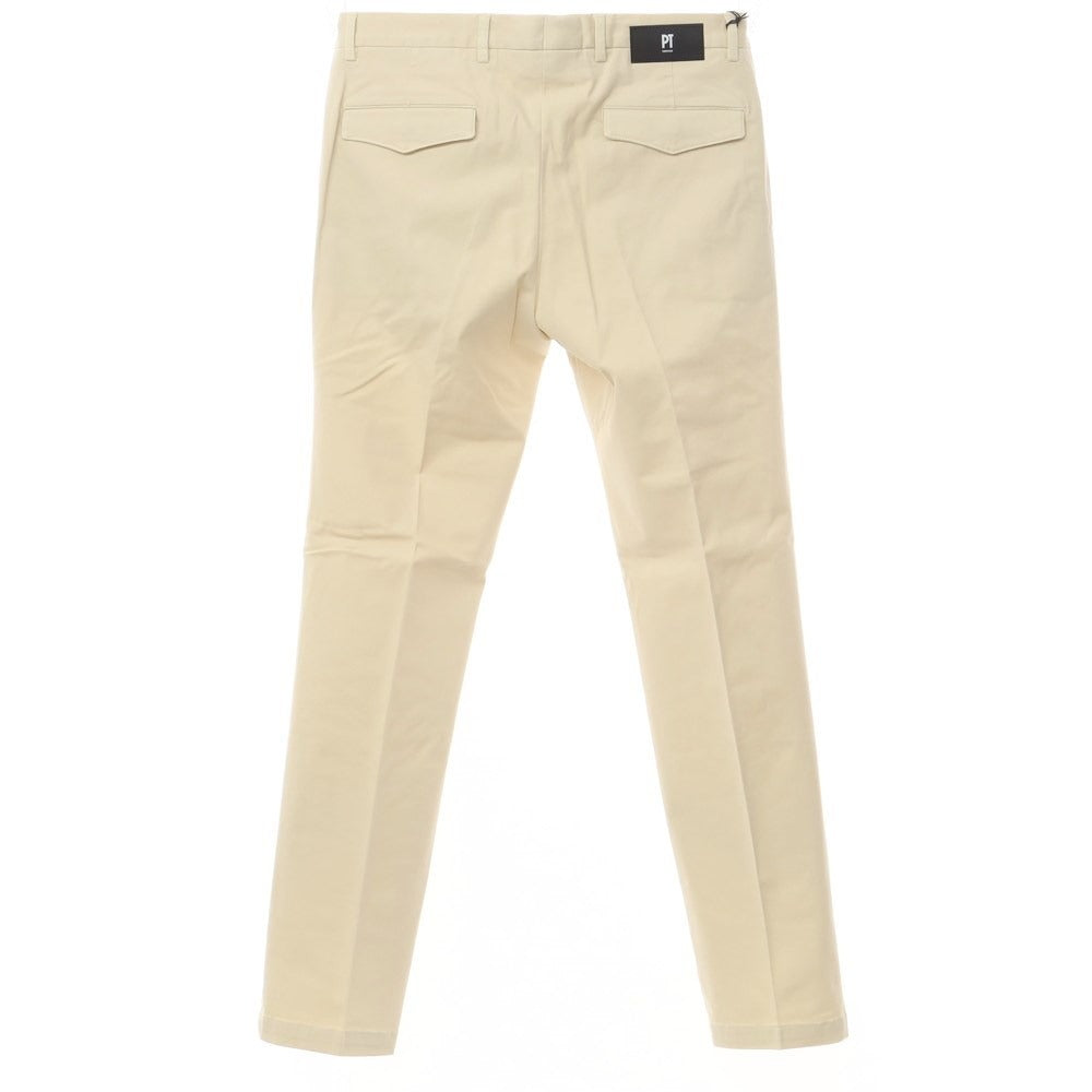【新品アウトレット】ピーティートリノ デニム PT TORINO DENIM HOUSE コットン カジュアルスラックス パンツ ライトクリームベージュ【サイズ31】【BEI】【S/S/A/W】【状態ランクN-】【メンズ】【769385】