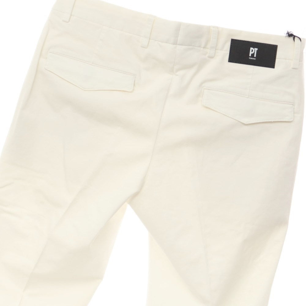 【新品】ピーティートリノ デニム PT TORINO DENIM HOUSE コットン カジュアルスラックス パンツ ホワイト【サイズ31】【WHT】【S/S】【状態ランクN】【メンズ】【769385】