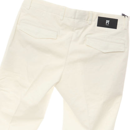 【新品】ピーティートリノ デニム PT TORINO DENIM HOUSE コットン カジュアルスラックス パンツ ホワイト【サイズ31】【WHT】【S/S】【状態ランクN】【メンズ】【769385】