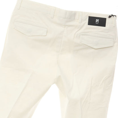 【新品】ピーティートリノ デニム PT TORINO DENIM HOUSE コットン カジュアルスラックス パンツ ホワイト【サイズ33】【WHT】【S/S】【状態ランクN】【メンズ】【769385】