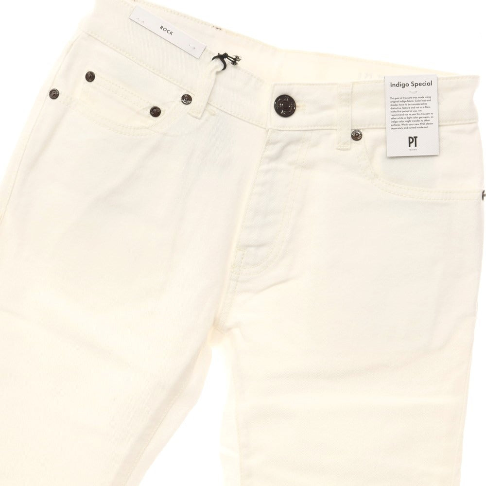 【新品】ピーティートリノ デニム PT TORINO DENIM ROCK デニムパンツ
 ホワイト【サイズ29】【WHT】【S/S/A/W】【状態ランクN】【メンズ】
【769582】 CPD