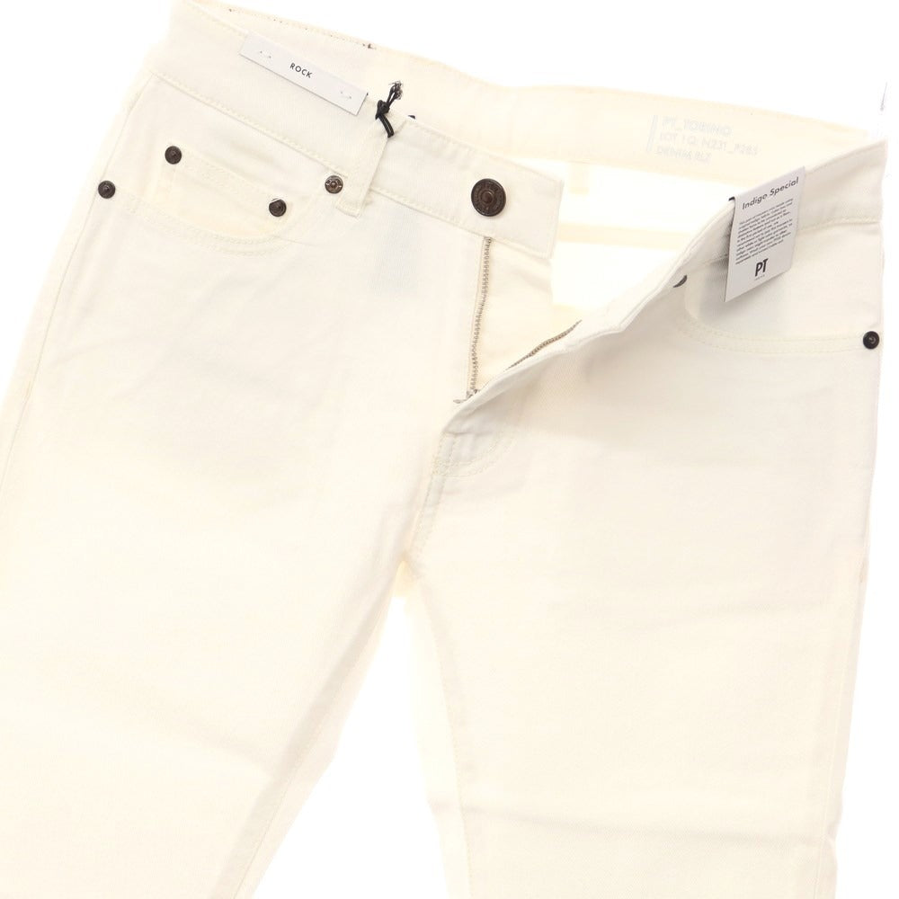 【新品】ピーティートリノ デニム PT TORINO DENIM ROCK デニムパンツ
 ホワイト【サイズ30】【WHT】【S/S/A/W】【状態ランクN】【メンズ】
【769581】 CPD