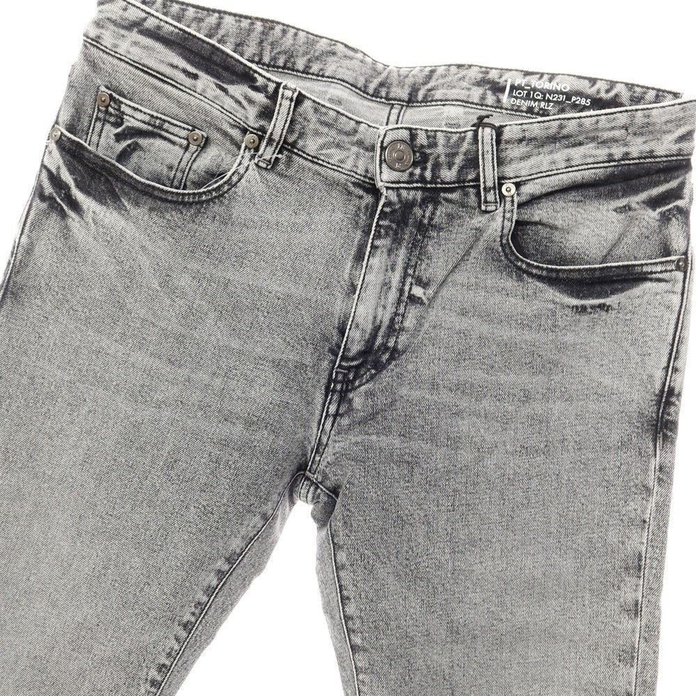 【新品】ピーティートリノ デニム PT TORINO DENIM ROCK デニムパンツ
 ウォッシュブラック【サイズ32】【BLK】【S/S/A/W】【状態ランクN】【メンズ】
【769582】 CPD