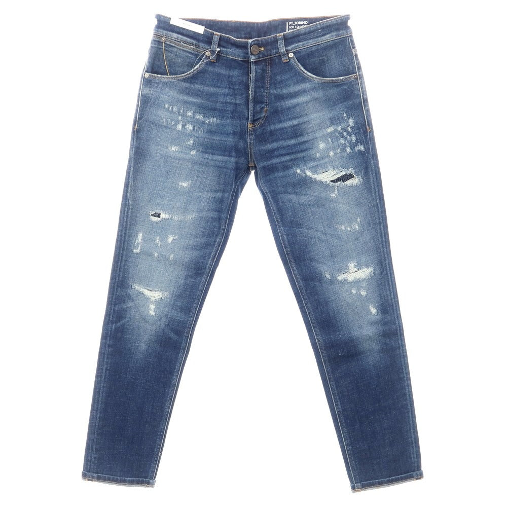 【新品】ピーティートリノ デニム PT TORINO DENIM REGGAE デニムパンツ
 ネイビー【サイズ32】【NVY】【S/S/A/W】【状態ランクN】【メンズ】
【769570】 CPD