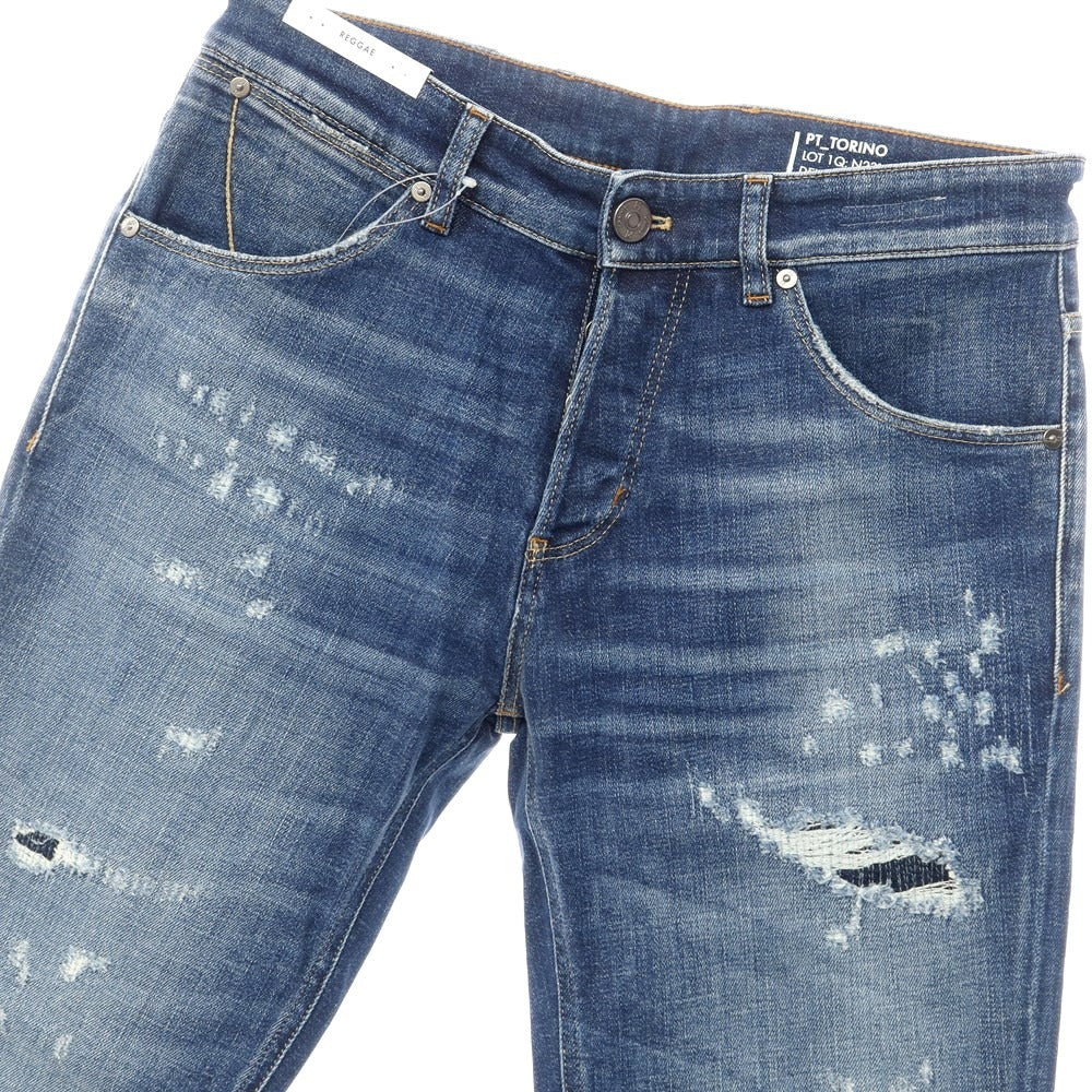【新品】ピーティートリノ デニム PT TORINO DENIM REGGAE デニムパンツ
 ネイビー【サイズ32】【NVY】【S/S/A/W】【状態ランクN】【メンズ】
【769570】 CPD