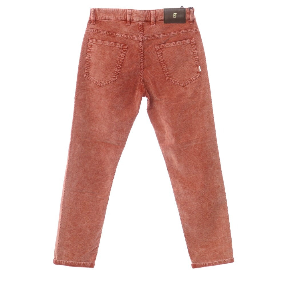 [New] PT TORINO DENIM REGGAE Cotton Corduroy 5 Pocket Pants Red [Size 30] [RED] [A/W] [Condition Rank N] [Men&