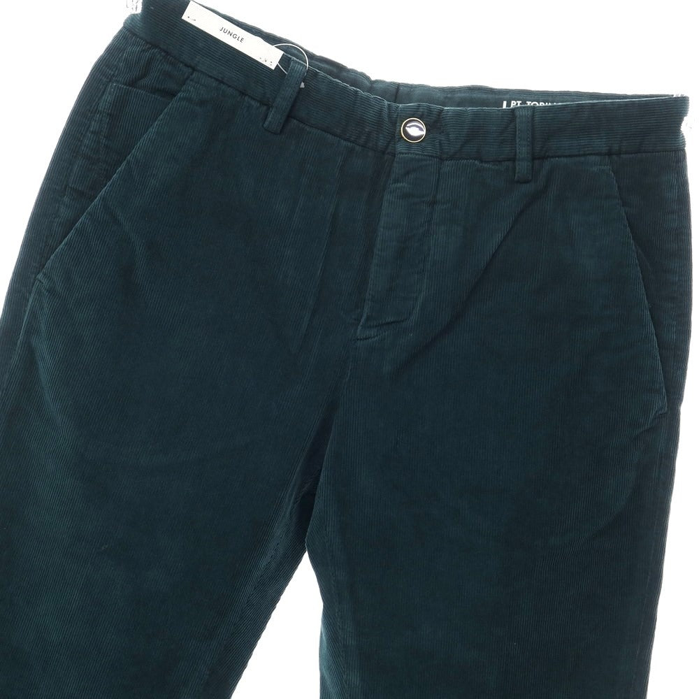 [New] PT TORINO DENIM JUNGLE Cotton Corduroy Pants Billiard Green [Size 30] [GRN] [A/W] [Condition Rank N] [Men&