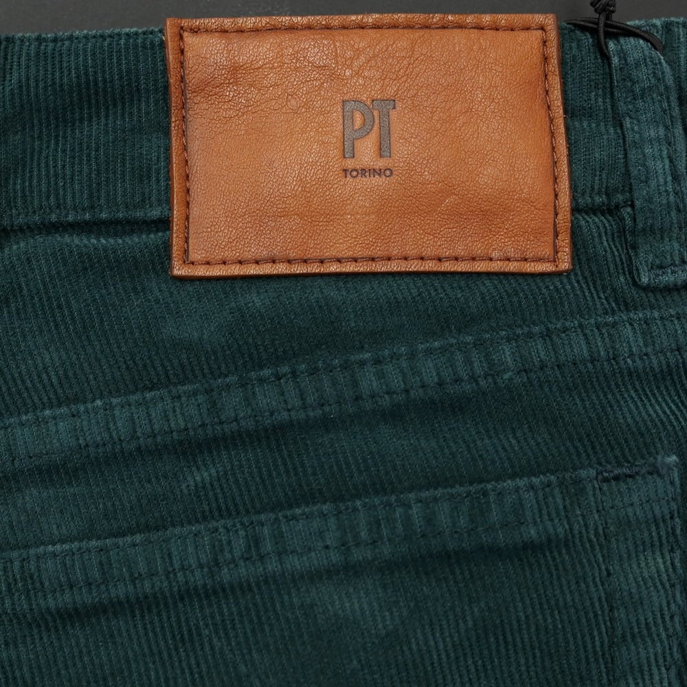 [New] PT TORINO DENIM JAZZ Cotton Corduroy 5 Pocket Pants Billiard Green [Size 32] [GRN] [A/W] [Condition Rank N] [Men&