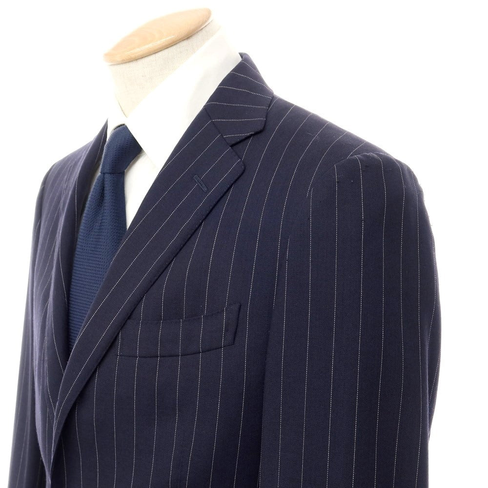 [Used] BEAMS F Wool Stripe 3-Button Suit Navy x White [Size 93] [NVY] [S/S] [Condition Rank B] ​​[Men&