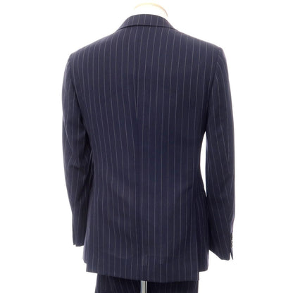 [Used] BEAMS F Wool Stripe 3-Button Suit Navy x White [Size 93] [NVY] [S/S] [Condition Rank B] ​​[Men&