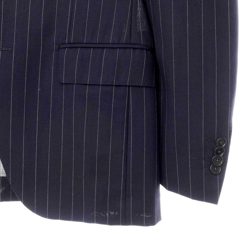 [Used] BEAMS F Wool Stripe 3-Button Suit Navy x White [Size 93] [NVY] [S/S] [Condition Rank B] ​​[Men&